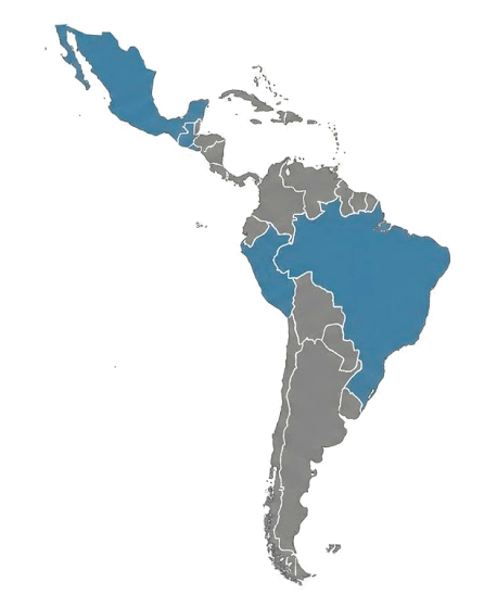 Mapa de Latinoamérica